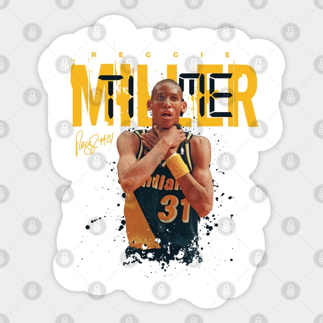 Reggie Miller Time Sticker by Juantamad